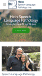 Mobile Screenshot of heinspeechlanguagepathology.com
